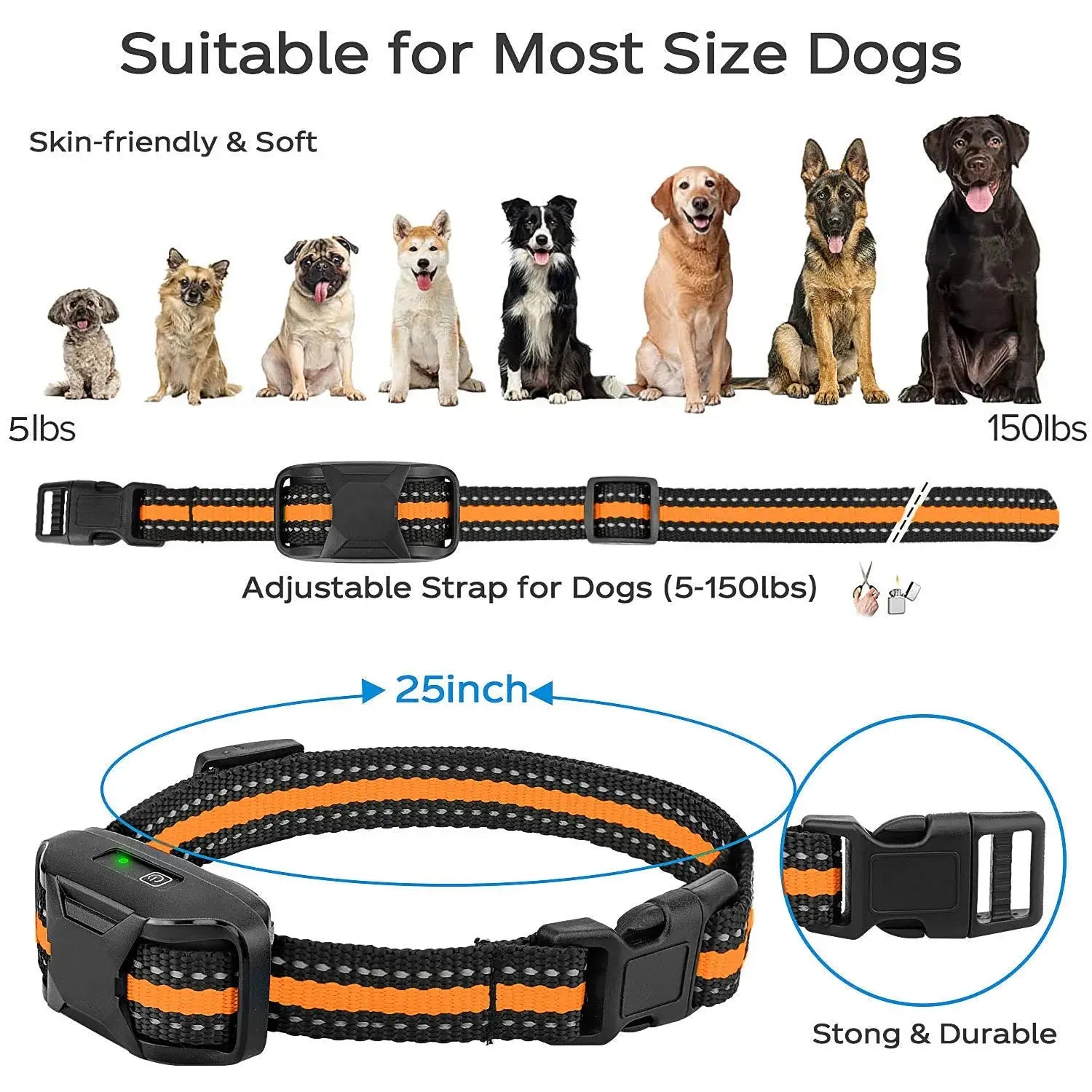 Remote Control Electric Dog Training Collar | 3300Ft WagZeal