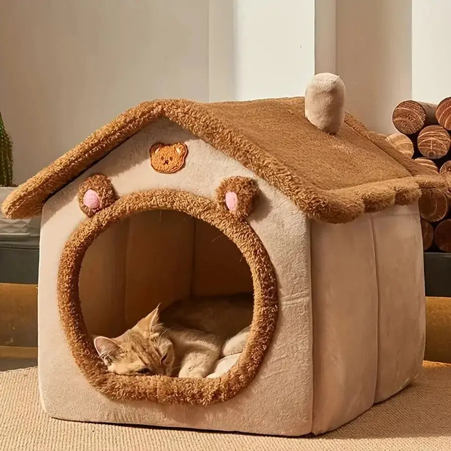 Foldable Pet House | Removable Washable Cat and small Dogs WagZeal