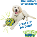 Wobble Wag Giggle Glow Ball | Interactive Dog Toy WagZeal