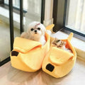 Banana Cat Bed House | Cute Cozy WagZeal