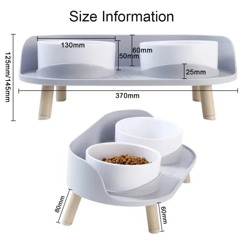 Food Feeders for Cat | Adjustable Height | Cats And  Dogs WagZeal