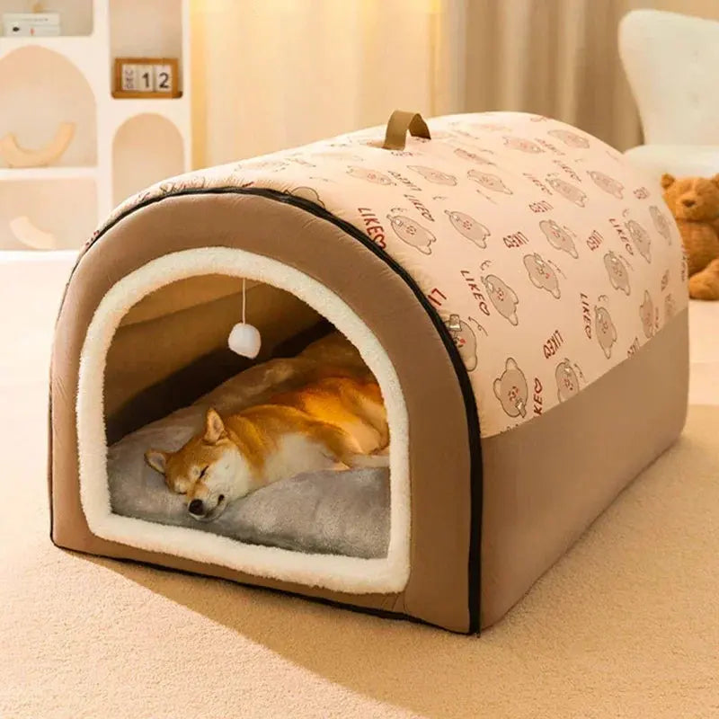 Winter Dog Kennel Warm Dog House WagZeal