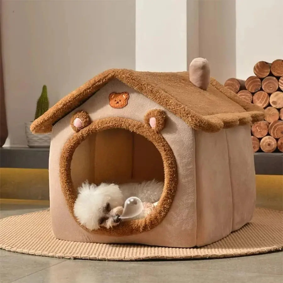 Foldable Pet House | Removable Washable Cat and small Dogs WagZeal